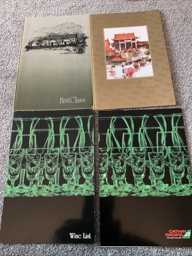 Cathay pacific menus - cathay, wine
