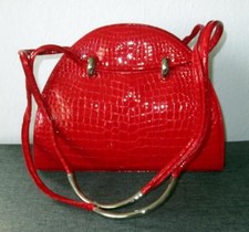 Borsa rossa - pelle verniciata