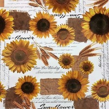Tela Cerata Tovaglia Girasole
