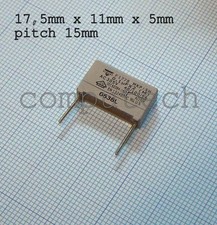 1 pezzi Condensatore Polipropilene 0,1uF 100nF 305V Ac MKP/SH x 2  Vishay F1778