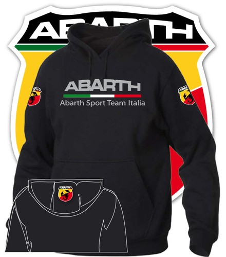 Felpa printed fiat abarth 595 - felpa,