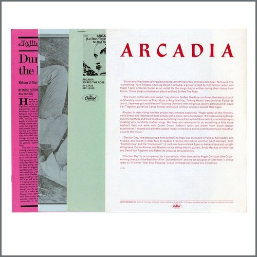 Arcadia duran red - arcadia,