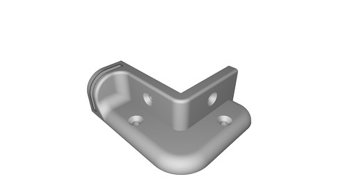 Staffa supporto angolo interno - angolo,