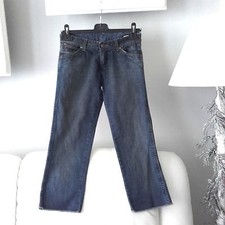 Jeans stretch pinocchietto Wrangler vita bassa vintage wash PANTALONE PANTALONI