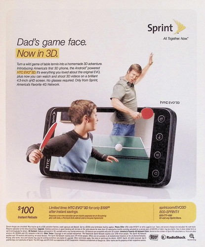 Sprint htc evo pubblicità - htc,
