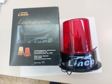 lampeggiatore Lince Art. 383 LE666 rosso a 220/230 V. Mai Usato