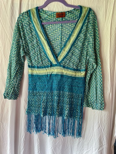Top con frange missoni it43 - top,