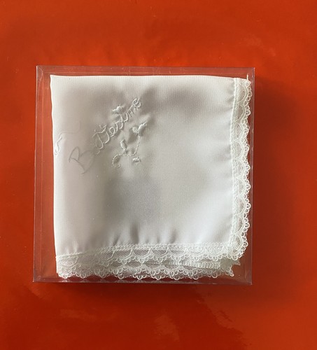 Fazzoletto battesimo con - da,