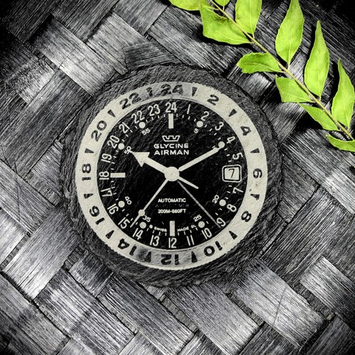 Glycine airman gmt slate - glycine,