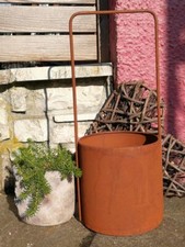 Vaso per piante in acciaio