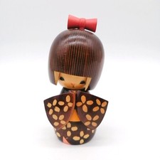 Bambola KOKESHI creativa giapponese vintage 13,5 cm - di ISHIDA TOMIO KOD609