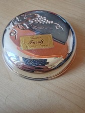 Piattino silver plate con cucchiaino