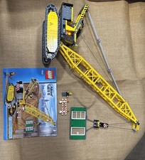 LEGO CITY: Crawler Crane (7632) incompleto senza scatola gru funziona perfettamente 99% comp