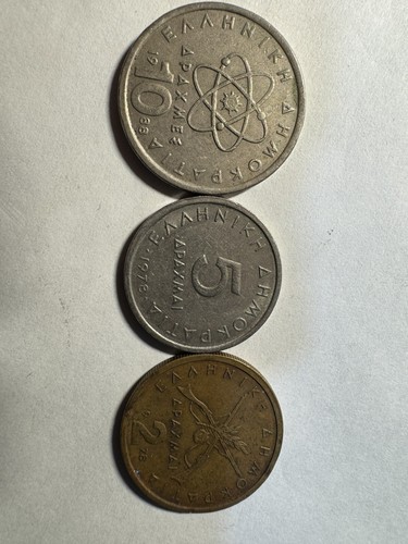 Grecia lotto monete dracma - l4,