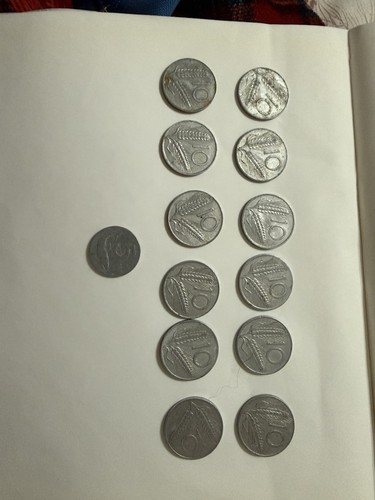 Lotto monete lire con - da,