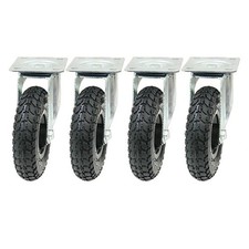 Set di 4 ruote girevoli