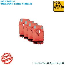 Kit 4 giubbotti di salvataggio