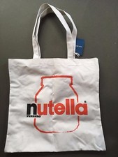Borsa a tracolla NUTELLA Cafe in tela bianca