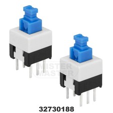 MICROINTERRUTTORE A PULSANTE AUTOBLOCCANTE 1P2T  6 PIN MICRO SWITCH - 2 PEZZI