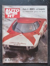 AUTOSPRINT 4 1974 LANCIA STRATOS CORSA SULLA NEVE [TR1B]