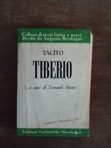 Tiberio tacito 1964 edizioni - tacito,