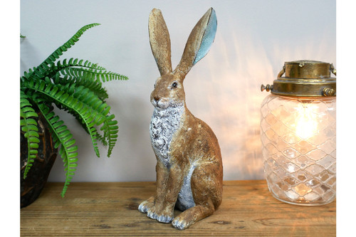 Sitting rabbit ornament - sitting, with