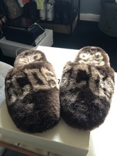 GCDS Pantofole in pelliccia