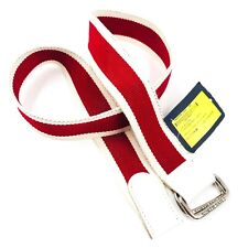 RRP€89 North Sails Bianco Rosso Forte Tessuto da Yacht Vela Cintura