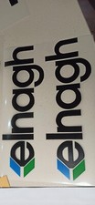 Kit 2 adesivi loghi Elnagh Logo 2 per camper caravan roulotte vinile permanente