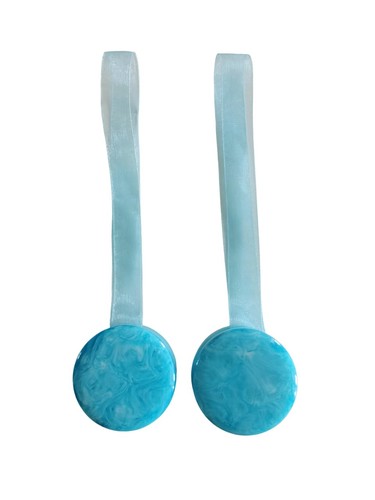 Coppia calamite per tende - di,