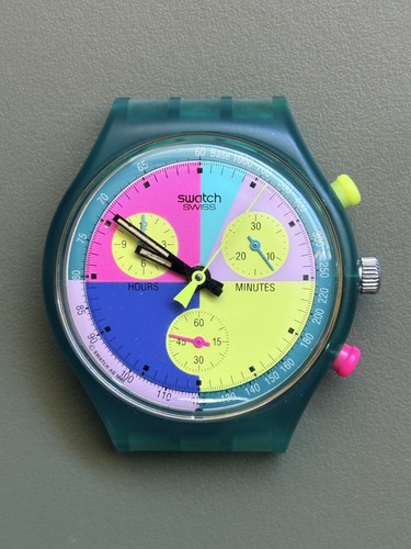 Swatch chrono scl100 - chrono, “flash