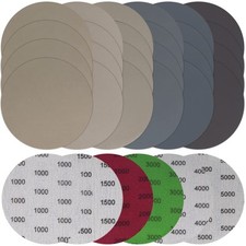 24 Dischi Abrasivi 125 mm Dischi Abrasivi Rotondi Carta Vetrata Dischi Cart
