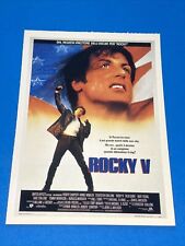 ROCKY V - Locandina Poster - Vintage Versione Ufficiale