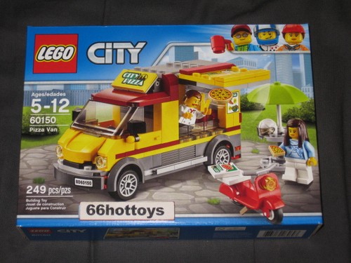 Lego city 60150 furgone pizza - city,