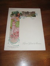 MENU VINTAGE,LIQUEUR GRAND MARNIER,DUCHESSE DE DINO,RESTAURANT CHATEAU VALENCAY,