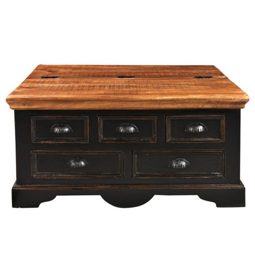 Tavolino baule shabby chic - tavolino,