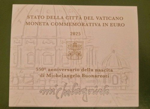 Euro vaticano 2025 550 - 2,