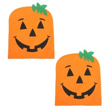  2 Pcs Copriseduta Sedia Zucca