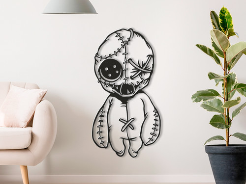 Bambola voodoo arte parete - da,