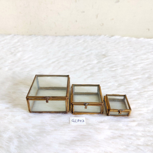 Antico forma quadrata ottone - antico,