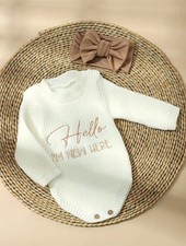 Pagliaccetto in maglia panna