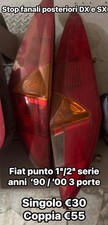 Fanali DX e SX - FIAT PUNTO 1/2 SERIE 3 PORTE (Anche vendibile singolarmente)