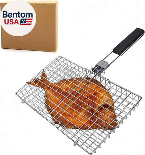 Cestello pesce bbq quadrato - cestello,