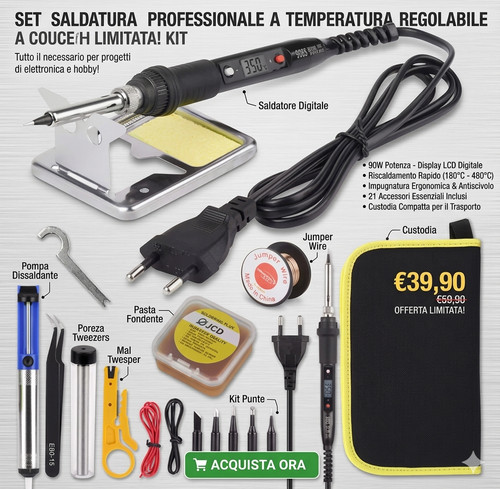 Kit saldatore stagno - saldatore, a