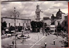 CARTOLINA FRANCAVILLA FONTANA  B/N  VIAGGIATA 1959 PIAZZA VITTORIO EMANUELE ANIM