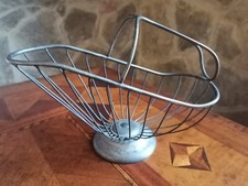 CESTO PORTABOTTIGLIE IN METALLO, VINTAGE