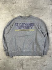ST. CATHERINE UNIVERSITY JANSPORT VINTAGE SWEATSHIRT GREY XL