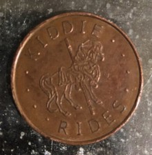 Monete rame rana Kiddie rides