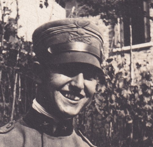 Ww1 foto dal - fronte, ufficiale