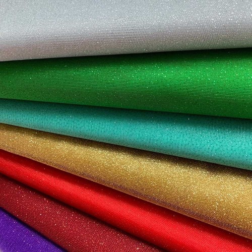Tessuto tulle glitter - tessuto,